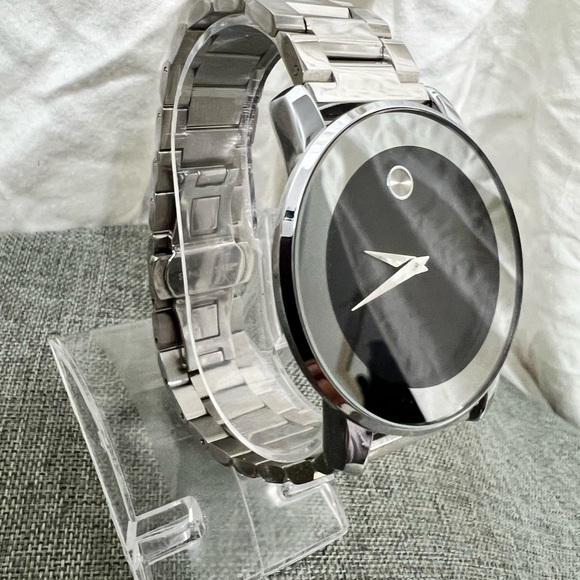 NWOT..Fashion Jewelry Mens Stainless Steel Watch. Business Watch Very Sl… - Picture 2 of 16